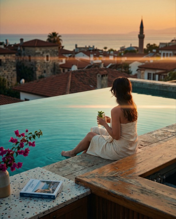 Pool scene from a real property pilot